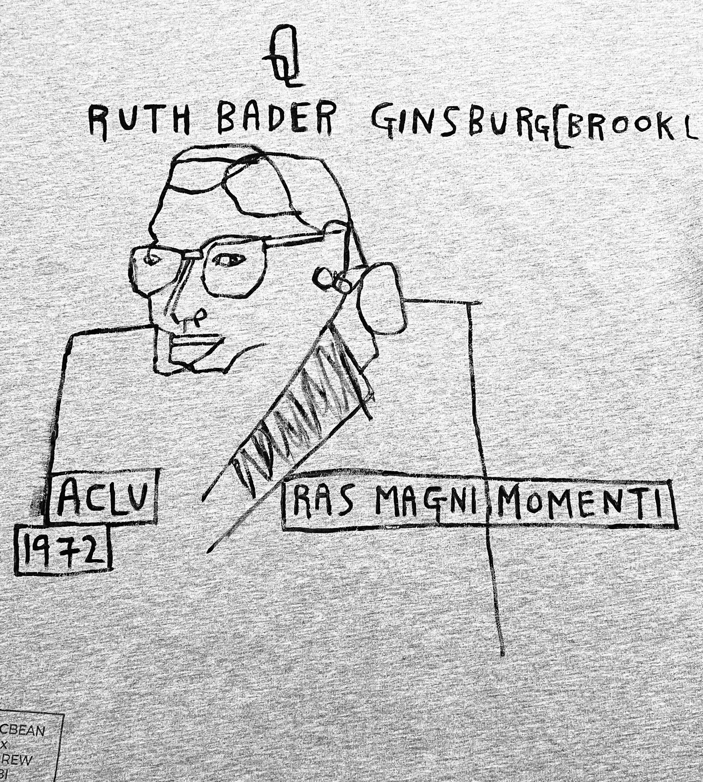 E. Macbean x Andrew Ibi: Ruth Bader Ginsburg Beach Sweat - SOMERSET HOUSE SHOP