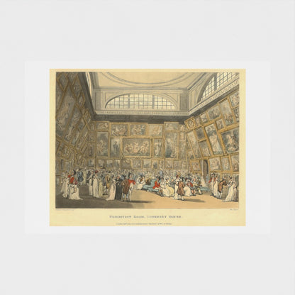 Exhibition Room at Somerset House c.1808 - SOMERSET HOUSE SHOP