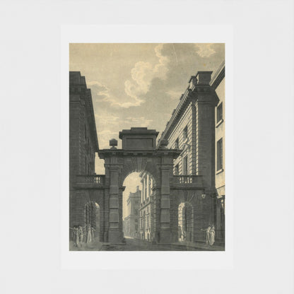 Somerset House East Wing Gate Archival Etching Print - SOMERSET HOUSE SHOP