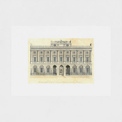 Somerset House from the Strand c. 1850. Print - SOMERSET HOUSE SHOP
