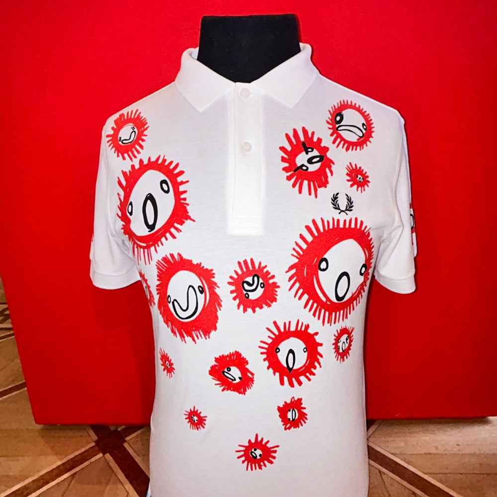 charles jeffrey loverboy×fred perry シャツ Charles Jeffrey Loverboy X Fred Perry Sun Graphic Shirt – SOMERSET