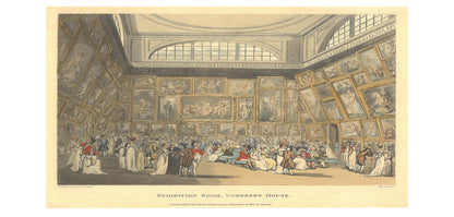 Exhibition Room at Somerset House c.1808 - SOMERSET HOUSE SHOP