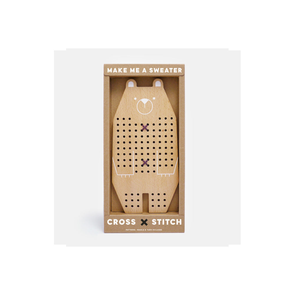 Cross Stitch Bear - SOMERSET HOUSE SHOP