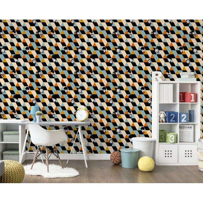 Beano Wallpaper - Colour Block - SOMERSET HOUSE SHOP