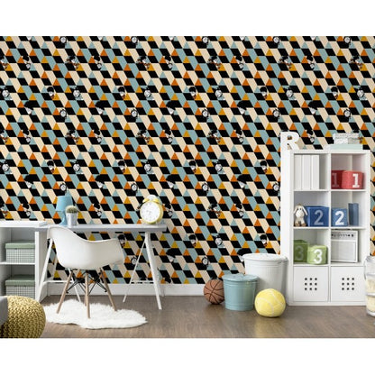 Beano Wallpaper - Colour Block - SOMERSET HOUSE SHOP